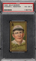 1911 T205 Gold Border Thomas Needham PSA VG-EX 4