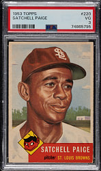 1953 Topps #220 Satchel Paige PSA VG 3