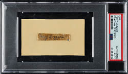 Tony Lazzeri Cut Signature - PSA/DNA