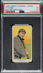1909-1911 T206 White Border Ty Cobb Bat On Shoulder PSA FAIR 1.5