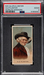 1888 N33 Allen & Ginter "World's Smokers" Old Planter PSA GOOD 2