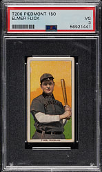 1909-1911 T206 White Border Elmer Flick PSA VG 3