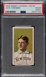1909-1911 T206 White Border Jack Chesbro PSA GOOD 2 (MC)