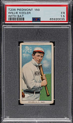 1909-1911 T206 White Border Willie Keeler with Bat PSA FAIR 1.5