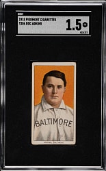 1909-1911 T206 White Border Doc Adkins SGC FAIR 1.5
