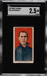 1909-1911 T206 White Border Jake Beckley SGC GOOD+ 2.5