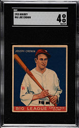 1933 R319 Goudey #63 Joe Cronin SGC VG/EX 4