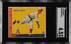 1933 R319 Goudey #60 Waite Hoyt SGC VG/EX+ 4.5