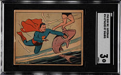 1940 R146 Leader Novelty "Superman" #24 Attacked by Sharks SGC VG 3