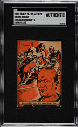 1937 Donut Co. of America "Thrilling Moments" Football Knute Rockne SGC Authentic
