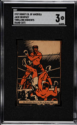 1937 Donut Co. of America "Thrilling Moments" Jack Dempsey SGC VG 3