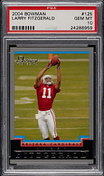 2004 Bowman Football #118 Larry Fitzgerald Rookie PSA GEM MINT 10