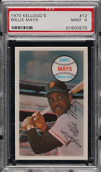 1970 Kellogg's #12 Willie Mays PSA MINT 9