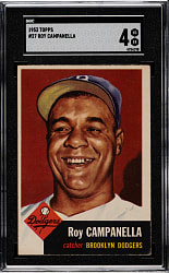 1953 Topps #27 Roy Campanella SGC VG/EX 4