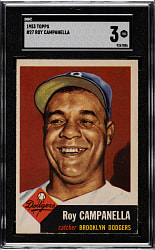 1953 Topps #27 Roy Campanella SGC VG 3
