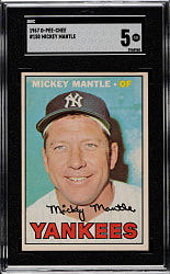 1967 O-Pee-Chee #150 Mickey Mantle SGC EX 5