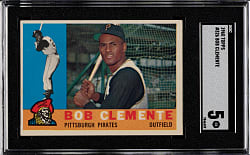 1960 Topps #326 Roberto Clemente SGC EX 5