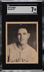 1939 R334 Play Ball #51 Mel Ott SGC NM 7