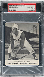 1961 Kahn's Wieners Gene Freese PSA NM-MT+ 8.5
