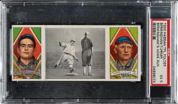 1912 T202 Hassan Triple Folder "Birmingham's Home Run" Birmingham/Turner PSA EX 5