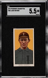 1909-1911 T206 White Border Jack Hayden SGC EX+ 5.5