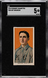 1909-1911 T206 White Border Roy Brashear SGC EX 5