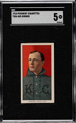 1909-1911 T206 White Border Gus Dorner SGC EX 5