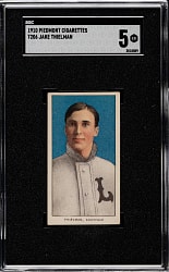 1909-1911 T206 White Border Jake Thielman SGC EX 5