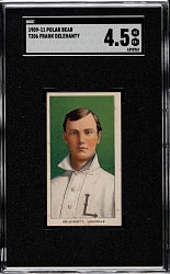 1909-1911 T206 White Border Frank Delehanty SGC VG/EX+ 4.5 - Polar Bear Back