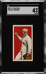 1909-1911 T206 White Border Bill Carrigan SGC VG/EX 4 - Polar Bear Back