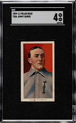 1909-1911 T206 White Border Jimmy Burke SGC VG/EX 4 - Polar Bear Back