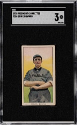 1909-1911 T206 White Border Ernie Howard Southern Leaguer SGC VG 3