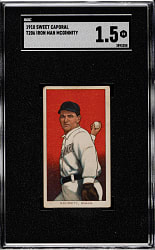 1909-1911 T206 White Border Joe "Iron Man" McGinnity SGC FAIR 1.5