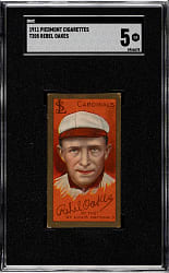 1911 T205 Gold Border Rebel Oakes SGC EX 5