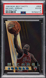 1996-1997 Bowman's Best Shots Basketball #BS6 Michael Jordan PSA VG-EX 4