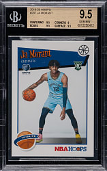 2019-2020 Panini Hoops Basketball #297 Ja Morant Rookie BGS GEM MINT 9.5
