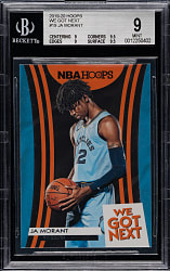 2019-2020 Panini Hoops We Got Next Basketball #12 Ja Morant Rookie BGS MINT 9