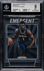 2019-2020 Panini Prizm Emergent Basketball #7 Zion Williamson Rookie BGS MINT 9