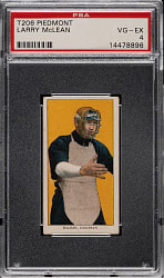 1909-1911 T206 White Border Larry McLean PSA VG-EX 4