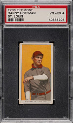 1909-1911 T206 White Border Danny Hoffman PSA VG-EX 4