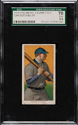 1909-1911 T206 White Border Dots Miller SGC EX+ 70