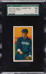 1909-1911 T206 White Border Lou Fiene Throwing SGC EX+ 70