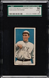 1909-1911 T206 White Border Bugs Raymond SGC VG/EX 50
