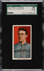 1909-1911 T206 White Border Ollie Pickering SGC VG/EX 50