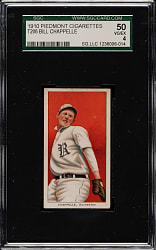 1909-1911 T206 White Border Bill Chappelle SGC VG/EX 50