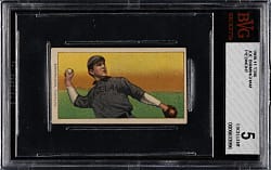 1909-1911 T206 White Border Joe Birmingham BVG EX 5