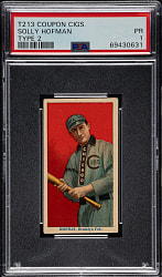 1914 T213 Coupon Cigarettes (Type 2) Solly Hofman PSA POOR 1