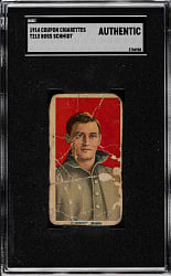 1914 T213 Coupon Cigarettes (Type 2) Boss Schmidt SGC Authentic