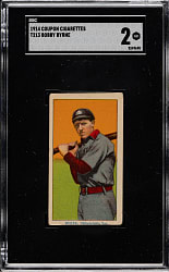 1914 T213 Coupon Cigarettes (Type 2) Bobby Byrne SGC GOOD 2