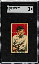 1914 T213 Coupon Cigarettes (Type 2) John McGraw Portrait SGC POOR 1